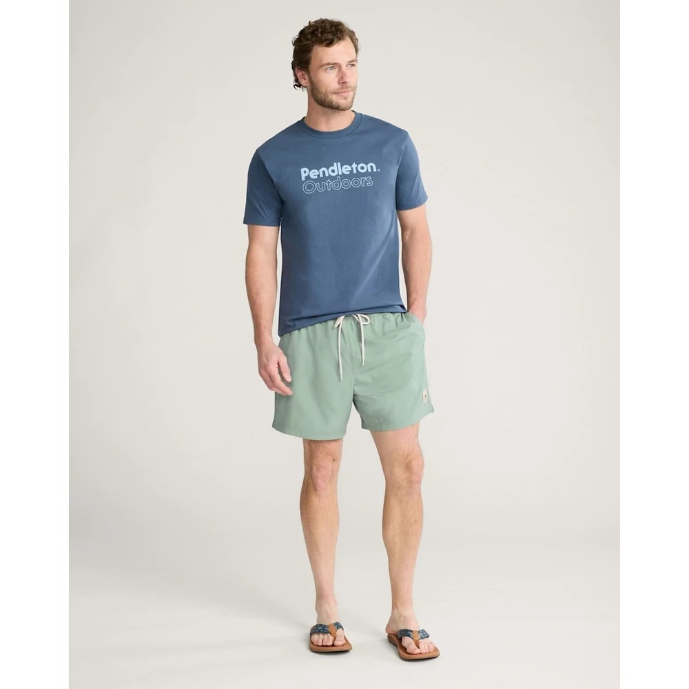 NWT Pendleton Mens XL Hydromorph Houdini Swim Trunks Green Lined 4 Way Stretch